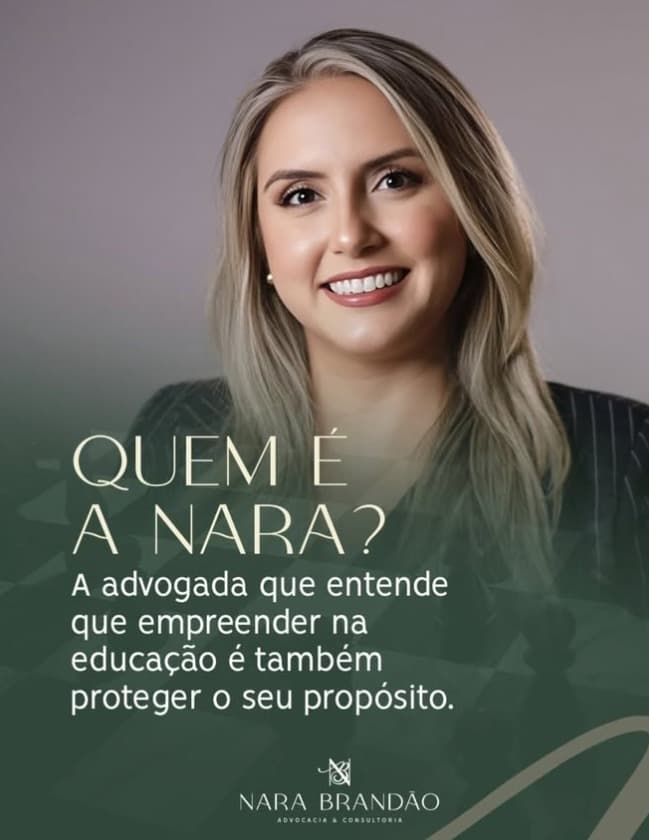 Nara Brandão — Advogada especialista em Direito Educacional